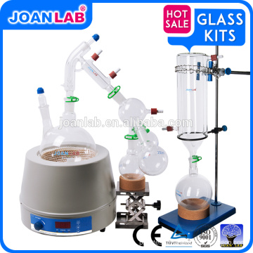 Équipement de distillation de voie courte JOAN, ensemble de distillation à courte trajectoire de 2000 ml